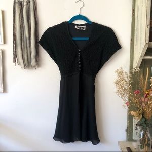Vintage Black Blouse